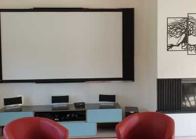 Écran Home Cinéma tableau Ouvert pour projecteur, écran home cinéma