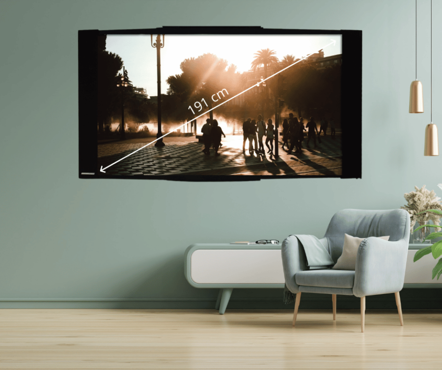 Écran Home Cinéma 191cm - Design Screen