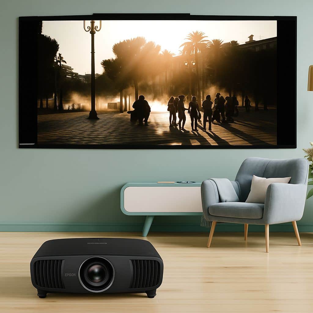 Vidéoprojecteur Epson 12000 + écran de projection